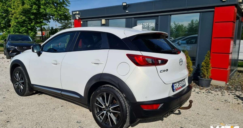 Mazda CX-3 cena 63900 przebieg: 175000, rok produkcji 2015 z Chociwel małe 781